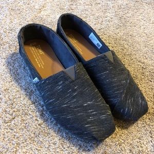 NWOT Forged Iron Heather Jersey Women's TOMS